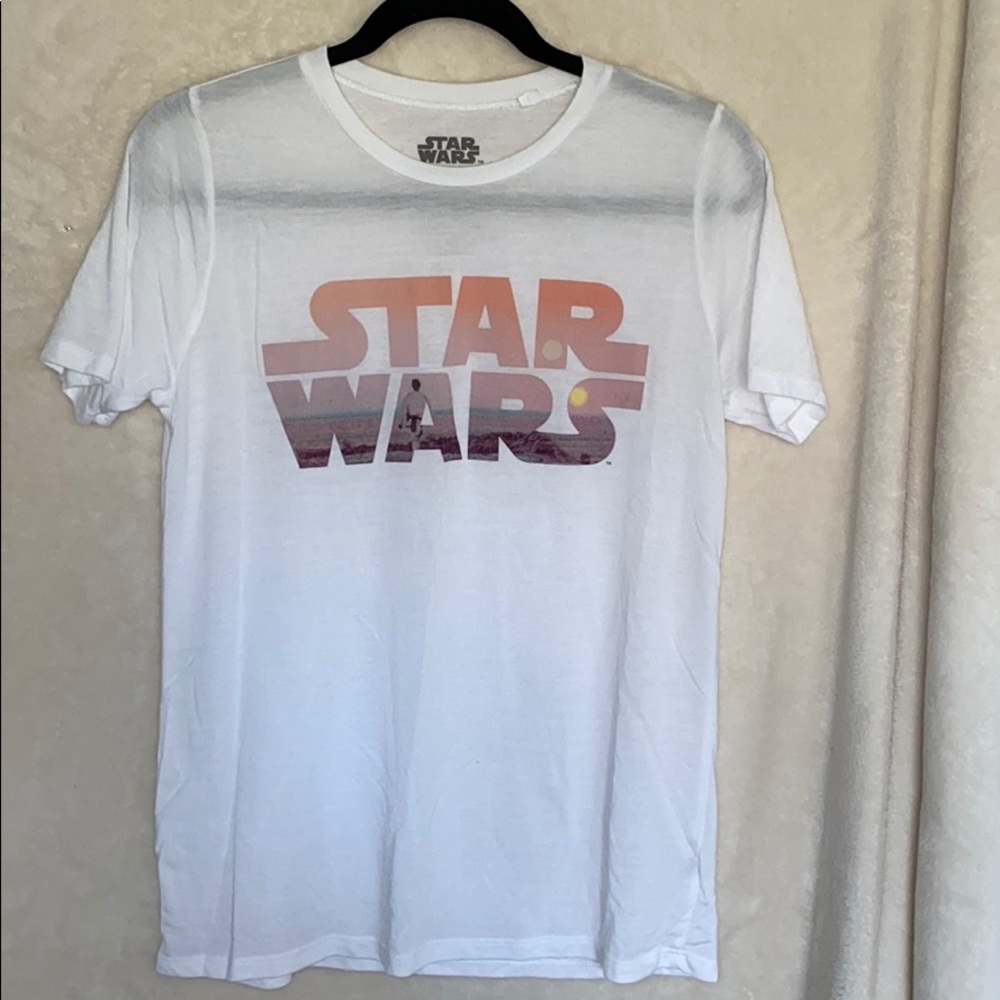 Mighty Fine Star Wars Twin Suns T-Shirt
